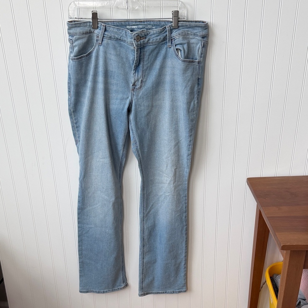 (197)Old Navy Light Blue Women’s Boot Cut Jeans
